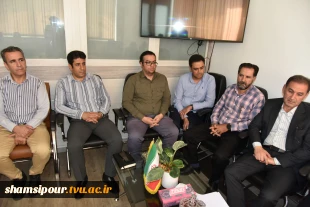 حضور رئیس دانشگاه ملی مهارت در اداره پشتیبانی و دیدار با کارکنان 5