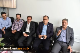 حضور رئیس دانشگاه ملی مهارت در اداره پشتیبانی و دیدار با کارکنان 6
