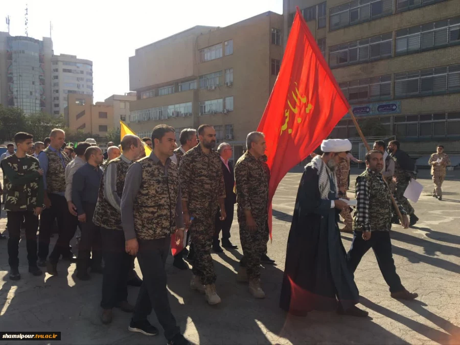 حضور پرشور دانشگاهیان دانشگاه ملی مهارت در رزمایش ۳۱۳ هزار نفری جان فدایان تهران 5