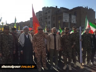 حضور پرشور دانشگاهیان دانشگاه ملی مهارت در رزمایش ۳۱۳ هزار نفری جان فدایان تهران 10