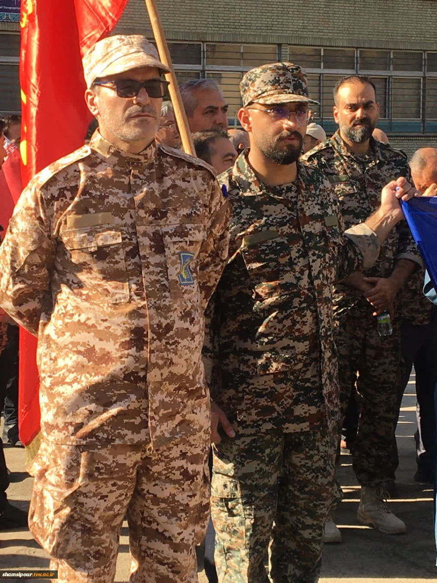حضور پرشور دانشگاهیان دانشگاه ملی مهارت در رزمایش ۳۱۳ هزار نفری جان فدایان تهران 14