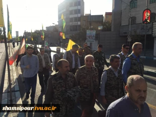 حضور پرشور دانشگاهیان دانشگاه ملی مهارت در رزمایش ۳۱۳ هزار نفری جان فدایان تهران 16