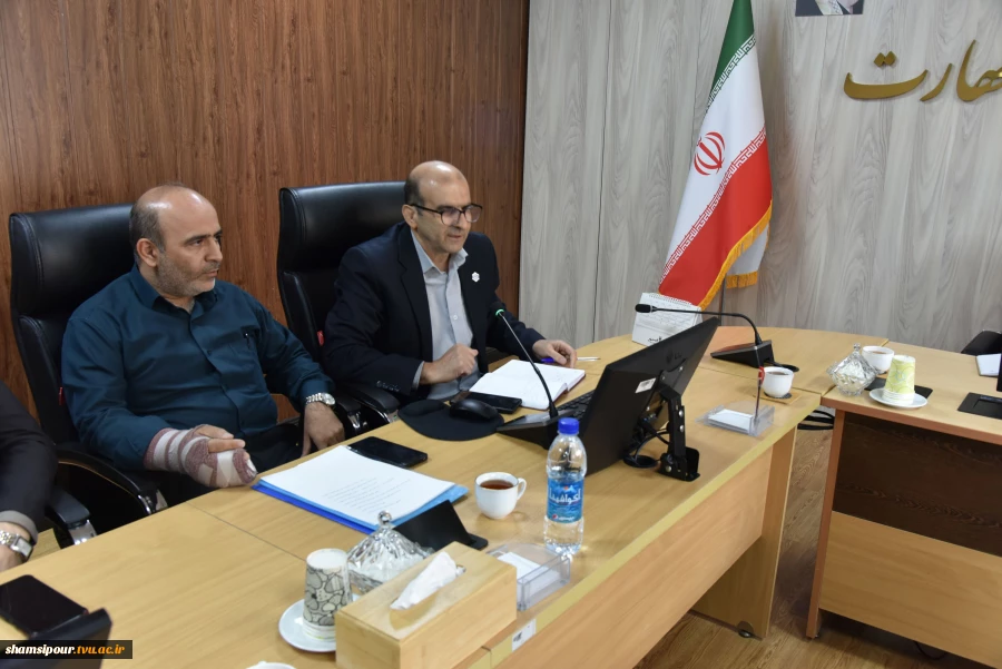 دیدار کارکنان حوزه ریاست، روابط عمومی و هماهنگی امور مجلس و استان‌ها با سرپرست دانشگاه ملی مهارت 9