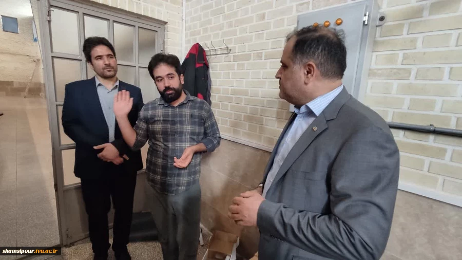 بازدید مدیرکل حوزه ریاست، روابط عمومی و هماهنگی مجلس و امور استان‌ها از دانشکده ملی مهارت پسران کاشان 7
