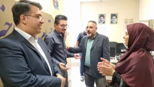 بازدید سرزده دکتر سید جلال هاشمی از دانشکده شهید شمسی‌پور؛ 
تأکید بر هم‌افزایی و ارتقای کیفیت 15